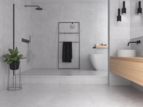 concrete bathroom tiles Sydney